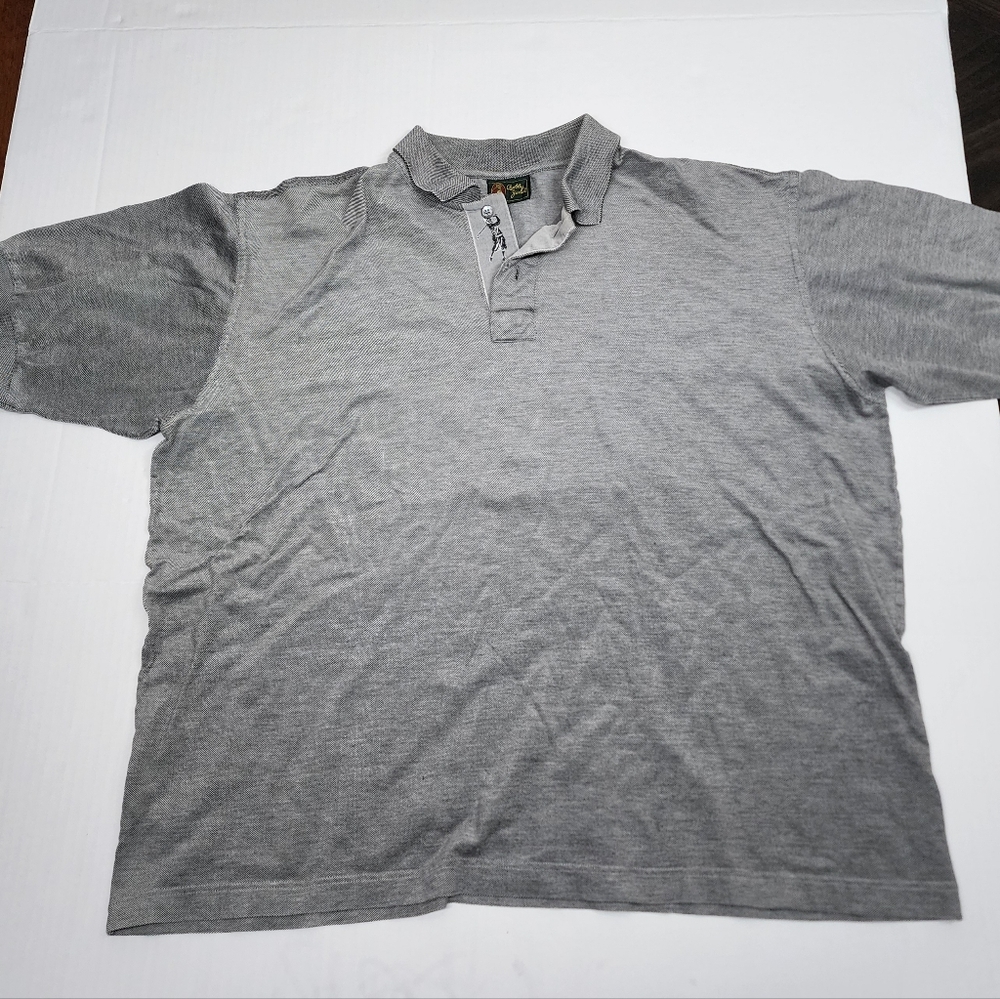 Bobby Jones Vintage Golf Polo Mens XL Gray Lightweight Short Sleeve Preppy 90s